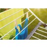 Vileda 157336 laundry drying rack/line Floor-standing rack Black, Stainless steel