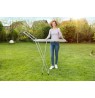 Vileda 157336 laundry drying rack/line Floor-standing rack Black, Stainless steel