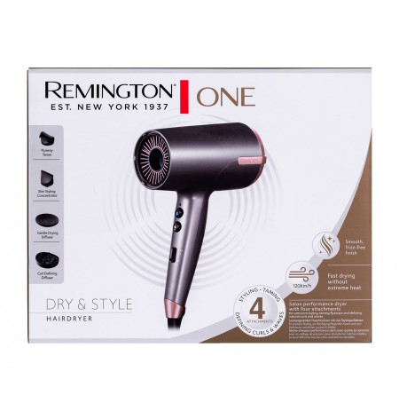 Remington D6077 hair dryer 2000 W Bronze, Grey