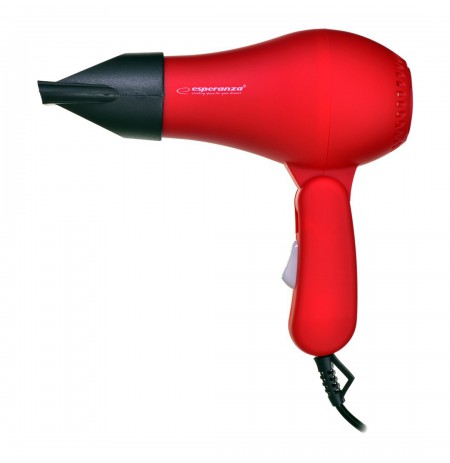Dryer for hair Esperanza AURORA EBH003R (750W, red color)