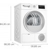 BOSCH WTH85077PL Series 4 Heat Pump Washer Dryer 8kg White