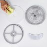 GreenBlue GB405 Tumble Dryer Electric Clothes 830W 3kg Mini Travel Vented Freestanding Wall Mount 5 Drying Programs