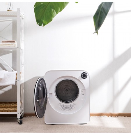 GreenBlue GB410 Electric Tumble Dryer 3kg 830W Vented 5 Drying Programs Compact Table Top Contertop Wall Moountable Portable wit