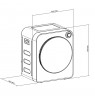GreenBlue GB410 Electric Tumble Dryer 3kg 830W Vented 5 Drying Programs Compact Table Top Contertop Wall Moountable Portable wit