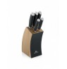 GERLACH. SET OF KNIVES IN A BLOCK OF 5 pcs. DECO BLACK
