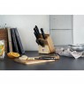 Set of 5 knives in block Zwilling Twin Chef