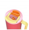 Thermal mug with telescopic straw Kambukka Rio Tumbler 950ml Pink Papaya