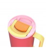 Thermal mug with telescopic straw Kambukka Rio Tumbler 950ml Pink Papaya