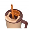 Thermal mug with telescopic straw Kambukka Rio Tumbler 950ml Almond Dream