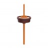 Thermal mug with telescopic straw Kambukka Rio Tumbler 950ml Almond Dream