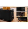 Bosch TAT3M123 toaster 2 slice(s) 950 W Black