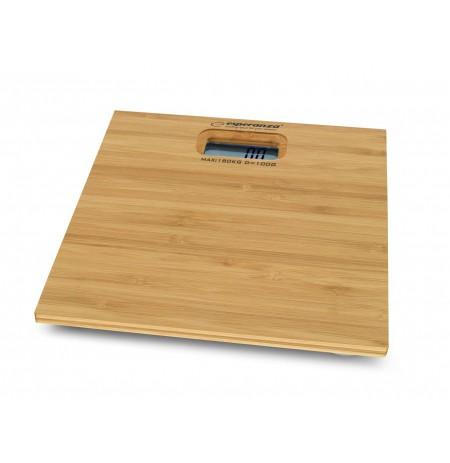 Weighing scale bathroom Esperanza Bamboo EBS012 (brown color)