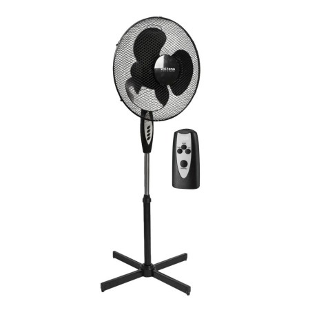 FLOOR FAN BLACK+REMOTE CONTROL 40cm