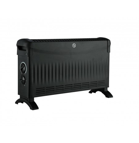 VOLTENO BASIC CONVECTOR 2000W WITH SUPPLY 750W/1250W/2000W. BLACK