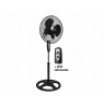 FLOOR FAN BLACK+REMOTE CONTROL 40cm