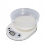 Esperanza EKS007 Kitchen scale with a bowl. White Electronic kitchen scale