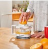 Black & Decker BXCJ25E Centrifugal juicer 25 W Grey, Transparent, White