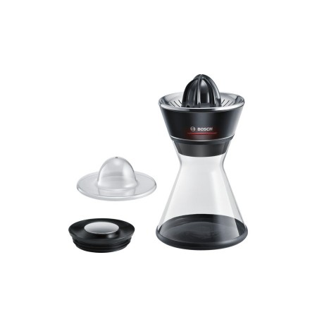 Juicer for citrus fruit BOSCH MCP72GPB (40W, 1l, black color, transparent color)
