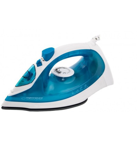 Iron steam Esperanza Ceramic EHI002 (2200W, blue color)