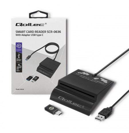 Qoltec 50363 USB cable 1.8 m USB 3.2 Gen 1 (3.1 Gen 1) USB C USB A Black