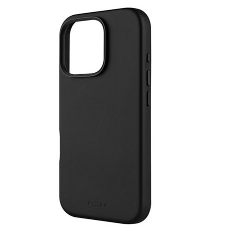 Fixed MagLeather | Back cover | Apple | iPhone 16 Pro | Leather | Black