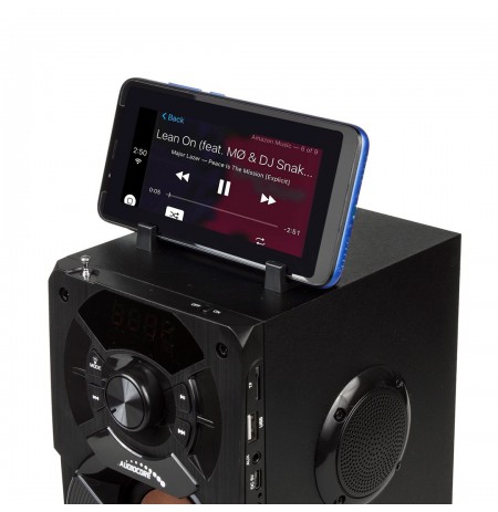 Audiocore bluetooth portable speaker, FM radio, SD/MMC card slot, AUX, USB, remote control, AC730