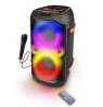 Esperanza EP156 BT FM LED RGB KARAOKE Speaker Black 20W