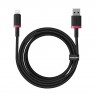 Baseus Dura Type A to IP 2.4A 2 m fast charging cable Black, Red