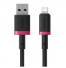 Baseus Dura Type A to IP 2.4A 2 m fast charging cable Black, Red
