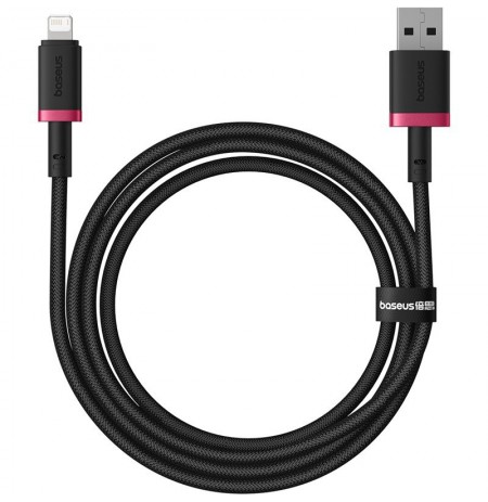 Baseus Dura Type A to IP 2.4A fast charging cable Black, Red