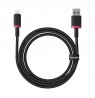 Baseus Dura Type A to IP 2.4A fast charging cable Black, Red