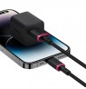 Baseus Dura Type A to IP 2.4A fast charging cable Black, Red