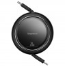 Baseus Free2Pull Expandable USB C to iP Ligtning fast charging cable 1 m 20 W Black