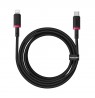 Baseus Dura Type C fast charging cable for iP 20 W 2 m Black, Red
