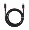 Baseus Dura Type C to Type C 100 W fast charging cable 2 m Black, Red
