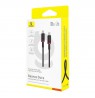 Baseus Dura Type C to Type C 100 W fast charging cable 2 m Black, Red
