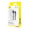 Baseus Dura USB Type A to Type C 60 W fast charging cable 2 m Black, Gold