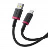 Baseus Dura USB Type A to Type C 60 W fast charging cable 2 m Black, Red