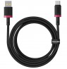Baseus Dura USB Type A to Type C 60 W fast charging cable 2 m Black, Red