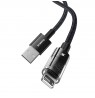 Baseus Gem USB to IP 2.4A fast charging cable 2 m Black