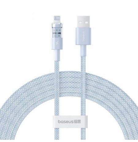 Baseus Gem USB to IP 2.4A fast charging cable 2 m Blue