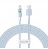 Baseus Gem USB to IP 2.4A fast charging cable 2 m Blue