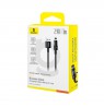 Baseus Gem USB to IP 2.4A fast charging cable 1 m Black