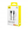 Baseus Gem USB A to USB C fast charging cable 1 m 100 W Black