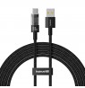 Baseus Gem USB A to USB C fast charging cable 2 m 100 W Black