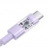 Baseus Gem USB A to USB C fast charging cable 2 m 100 W Purple