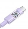 Baseus Gem USB C to USB C fast charging cable 2 m 100 W Purple