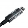 Baseus Gem USB-C to iP fast charging cable 2 m 20 W Black