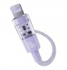 Baseus Gem USB-C to iP fast charging cable 2 m 20 W Purple