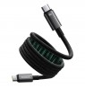 Baseus Tungsten Magnetic USB C to USB C fast charging cable 1 m 100 W Black